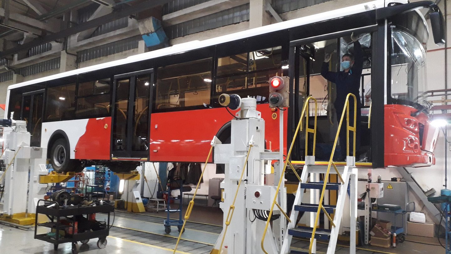 Как собирают автобусы