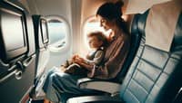Статья Что делать если ребенка укачивает в самолете