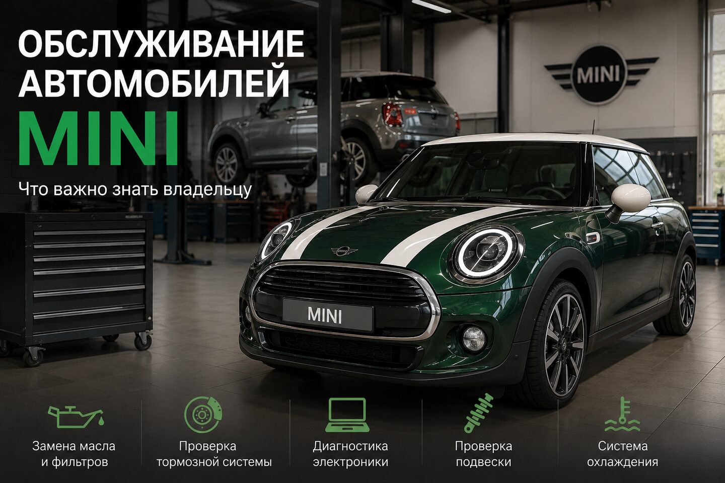 Обслуживание автомобилей Mini: что важно знать владельцу