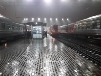 Перрон для поезда