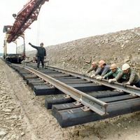 Укладка железной дороги