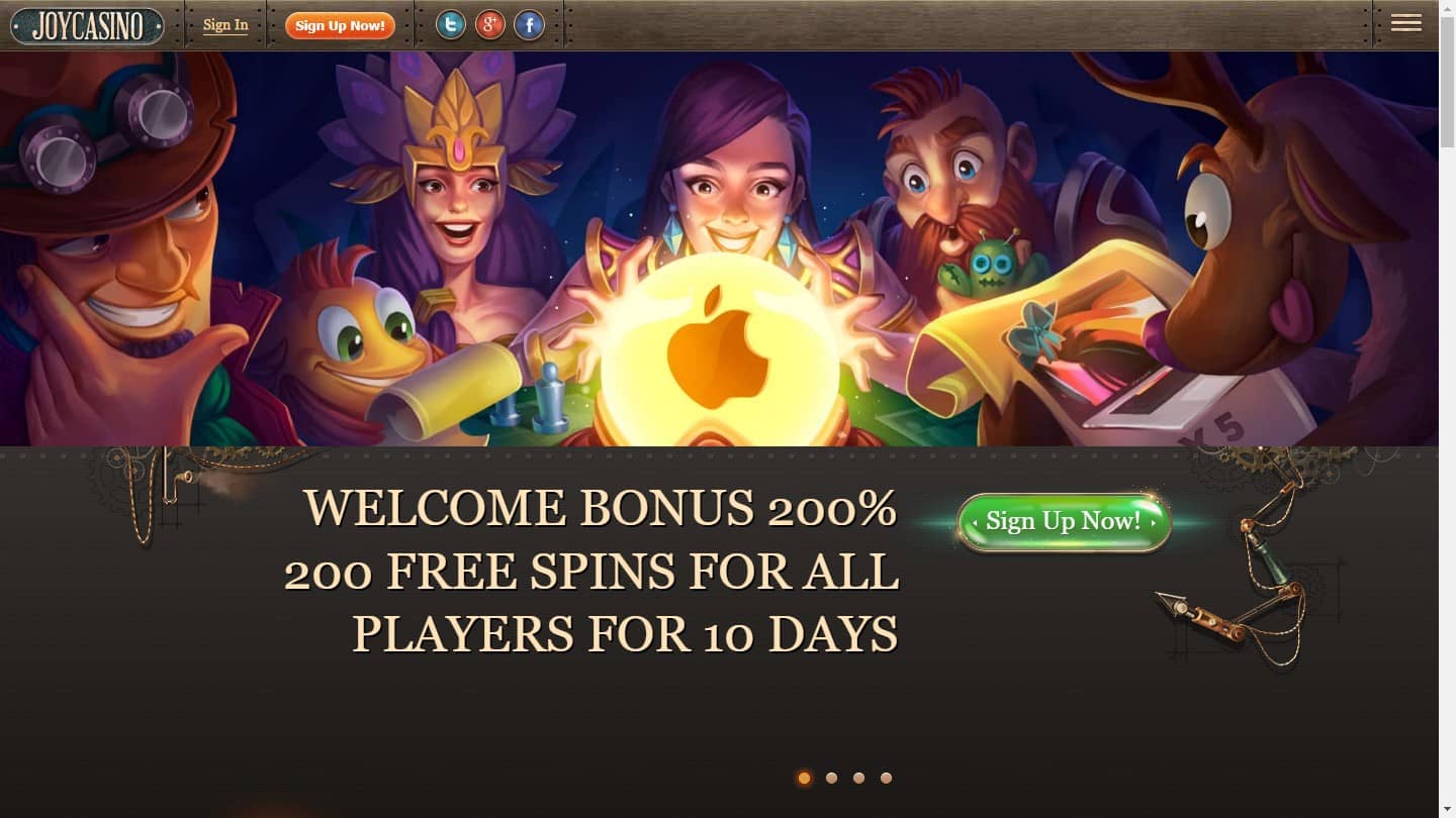 Новое зеркало Joycasino