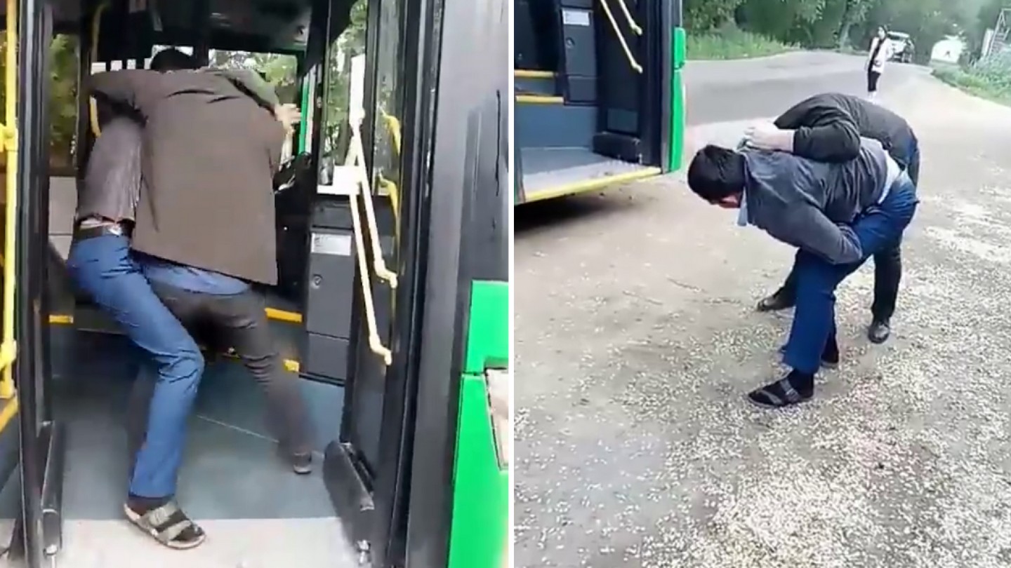 Как не нужно вести себя в автобусе